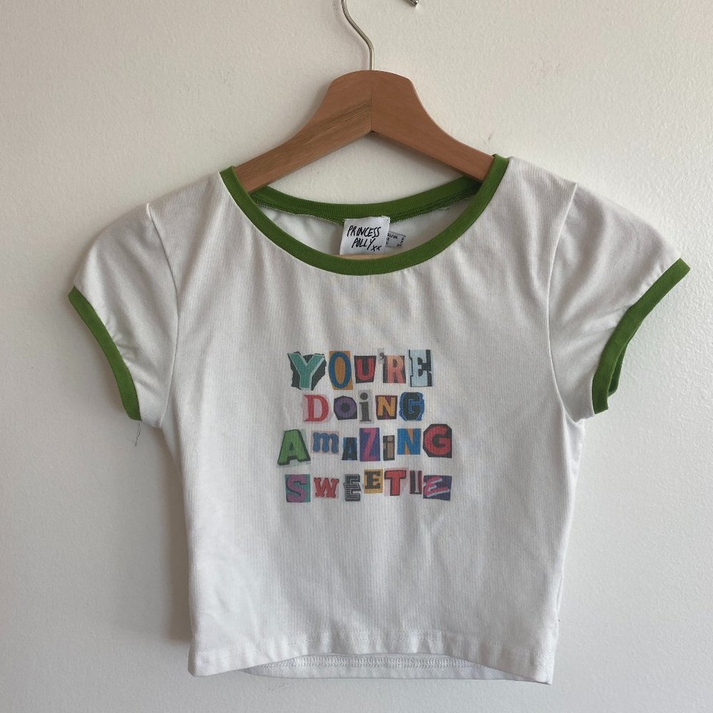Princess Polly You're Doing Amazing Sweetie Graphic Tee